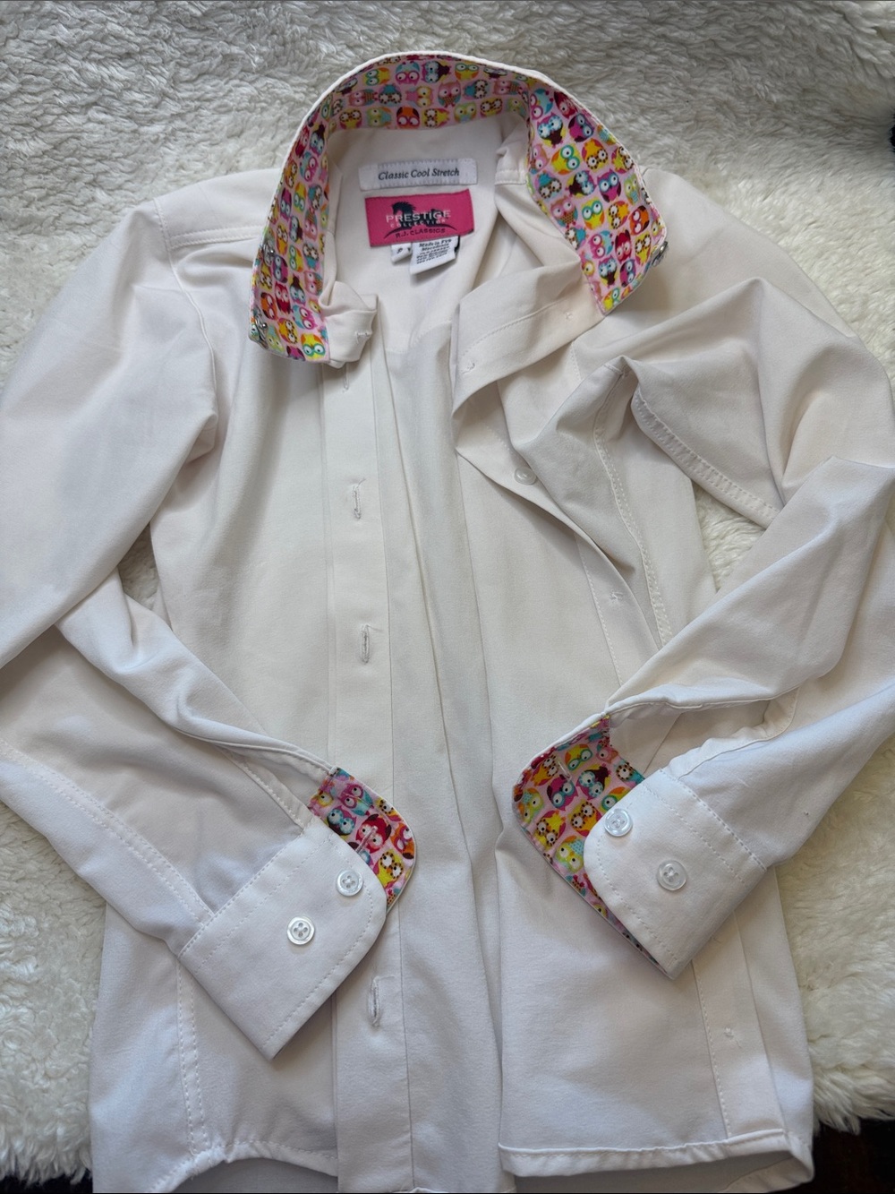 RJ Classics girls show shirt sz 8